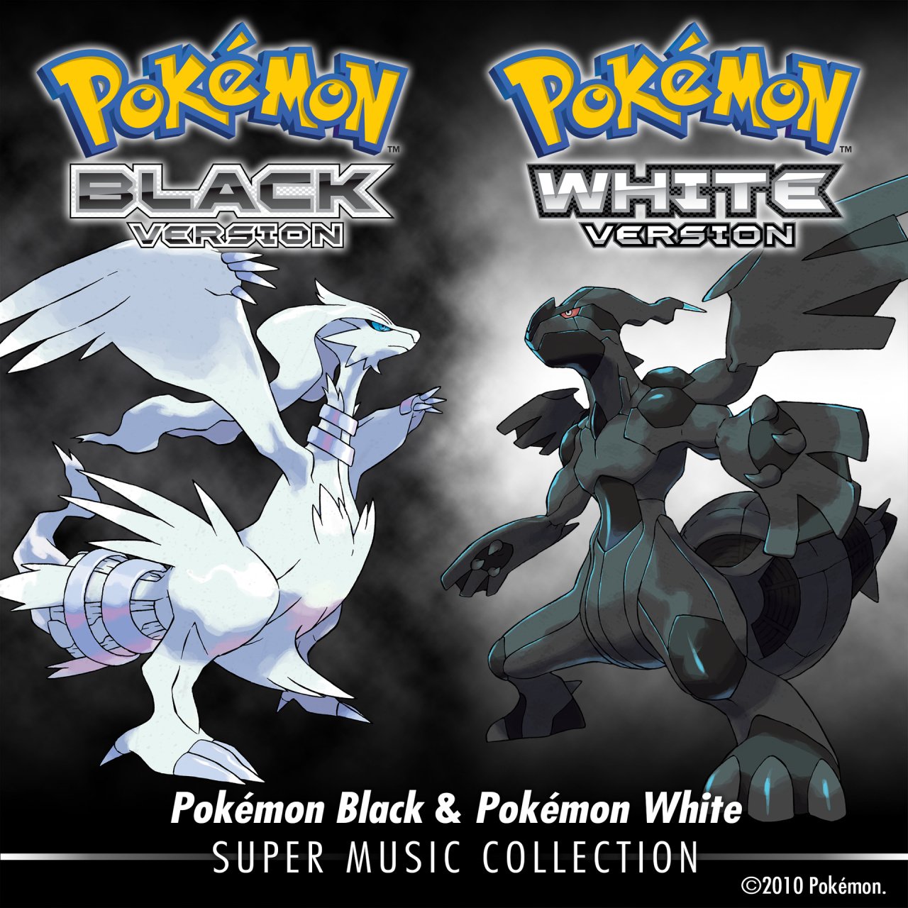 pokemon black and pokemon white merged promo art